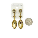 Crystal Marquis Dangle Earrings (ER1467)(0.75x2.5)