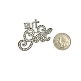 But God Religious Themed Brooch Pin (2 x 1.5 in)