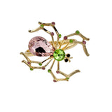Rhinestone Spider Cuff Hinge Bracelet in 3 Colors (2.5x2.25in)