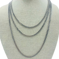Stainless Steel 4mm Cuban Chain - Available in 18", 20", or 24"