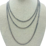 Stainless Steel 4mm Cuban Chain - Available in 18", 20", or 24"