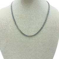 Stainless Steel 4mm Cuban Chain - Available in 18", 20", or 24"