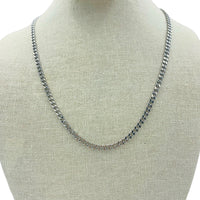 Stainless Steel 4mm Cuban Chain - Available in 18", 20", or 24"