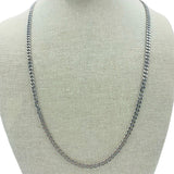 Stainless Steel 4mm Cuban Chain - Available in 18", 20", or 24"