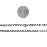 Stainless Steel 4mm Cuban Chain - Available in 18", 20", or 24"
