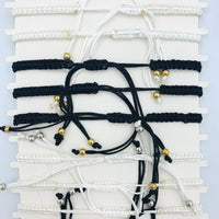 "I Love Jesus" Oval Drawstring Bracelets - Bulk, 12PCS