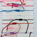 San Benito Charm Beaded Drawstring Bracelets - Bulk 12 pcs (IBR-3169)