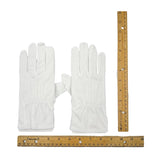 White Cotton Gloves Men's Formal Tuxedo Uniform - 4 Sizes