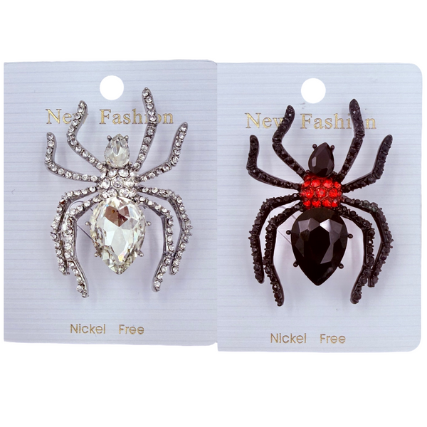 Spider Pin Brooch (P1543)(1.25x2in)