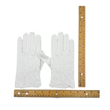White Cotton Gloves Men's Formal Tuxedo Uniform - 4 Sizes