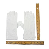 White Cotton Gloves Men's Formal Tuxedo Uniform - 4 Sizes