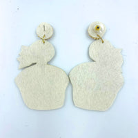 Cupcake Seed Bead Earrings