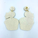 Cupcake Seed Bead Earrings