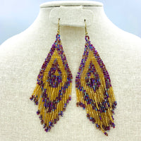Seed Bead Chandelier Earrings, Style 2
