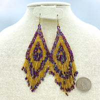 Seed Bead Chandelier Earrings, Style 2