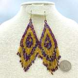 Seed Bead Chandelier Earrings, Style 2