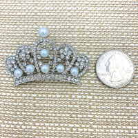 Crown Brooch, Pin - Style 09, Available in 5 Colors