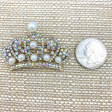 Crown Brooch, Pin - Style 09, Available in 5 Colors