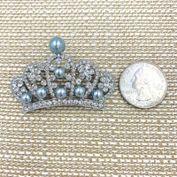 Crown Brooch, Pin - Style 09, Available in 5 Colors