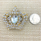 Crown Brooch, Pin - Style 08, Available in 9 Colors