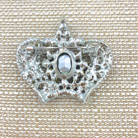 Crown Brooch, Pin - Style 08, Available in 9 Colors