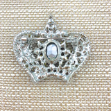 Crown Brooch, Pin - Style 08, Available in 9 Colors