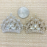 Crown Brooch, Pin - Style 03, Available in 2 Colors