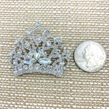 Crown Brooch, Pin - Style 03, Available in 2 Colors