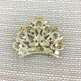 Crown Brooch, Pin - Style 03, Available in 2 Colors