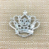Princess Crown Brooch Pin (2x1.75in)