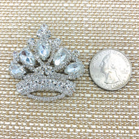 Crown Brooch, Pin - Style 05, Available in 2 Colors