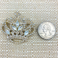 Princess Crown Brooch Pin (2x1.75in)