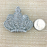 Crown Brooch, Pin - Style 11, Available in 9 Colors