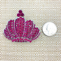Crown Brooch, Pin - Style 11, Available in 9 Colors