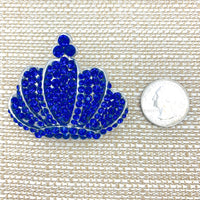 Crown Brooch, Pin - Style 11, Available in 9 Colors