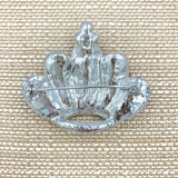 Crown Brooch, Pin - Style 11, Available in 9 Colors