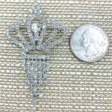 Crown Brooch, Pin - Style 12