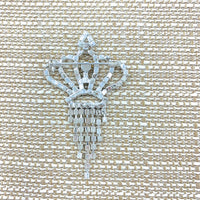 Crown Brooch, Pin - Style 12
