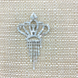 Crown Brooch, Pin - Style 12