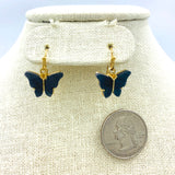 Acrylic Butterfly Dangle Earrings - Available in 5 Colors