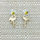 Flamingo Stud Earrings - Style 1