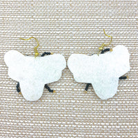 Bumblebee Seed Bead Earrings - Style 2