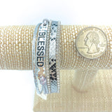 "BLESSED" Magnetic Clasp Bracelet