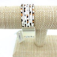 Gold Square Magnetic Clasp Bracelet - Available in 3 Colors