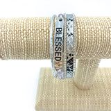 "BLESSED" Magnetic Clasp Bracelet