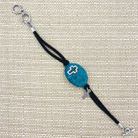 "JOHN 3:16" Cross Charm Toggle Bracelet