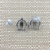 Crown Stud Earrings - Available in 2 Colors