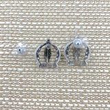 Crown Stud Earrings - Available in 2 Colors