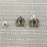 Crown Stud Earrings - Available in 2 Colors