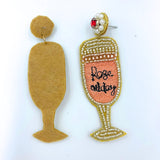 Rosé All Day Seed Bead Earrings